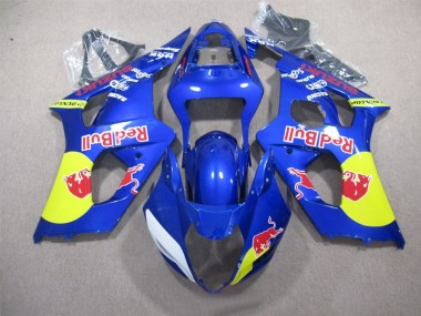 2003-2004 Blue Red Bull Suzuki GSXR1000 Replacement Motorcycle Fairings UK