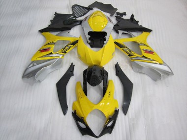 2007-2008 Yellow Black Suzuki GSXR1000 Motorbike Fairings UK