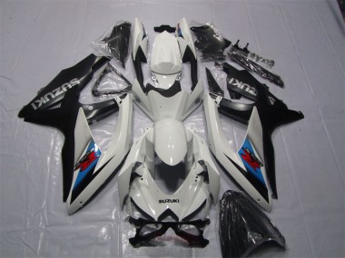 2007-2008 White Black Suzuki GSXR1000 Motor Bike Fairings UK