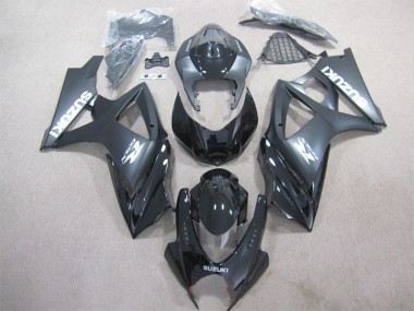 2007-2008 Black Suzuki GSXR1000 Motorcyle Fairings UK