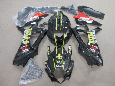 2007-2008 Black Yellow Rizla Suzuki GSXR1000 Bike Fairings UK