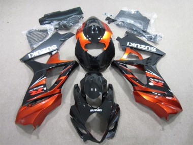 2007-2008 Black Orange Suzuki GSXR1000 Motorbike Fairing UK