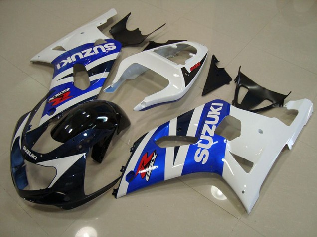 2001-2003 Blue White Suzuki GSXR750 Replacement Fairings UK