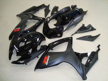 2006-2007 Matte Black Suzuki GSXR750 Motorcycle Fairings UK