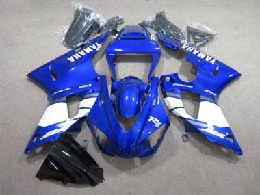 1998-1999 Blue White Decal Yamaha YZF R1 Moto Fairings UK