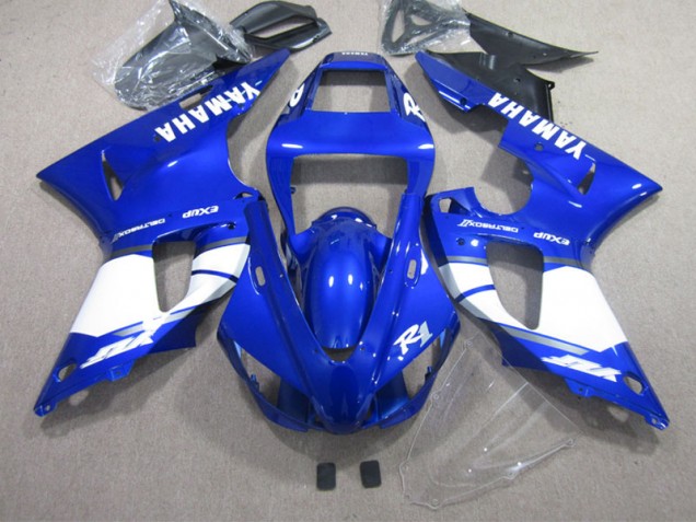 2002-2003 Blue White Yamaha YZF R1 Bike Fairing UK