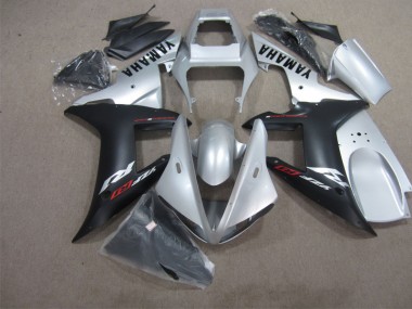 2002-2003 Black Silver Yamaha YZF R1 Motorbike Fairing Kits UK