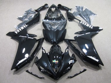 2007-2008 Black White Decal Yamaha YZF R1 Motorcycle Fairing Kits UK