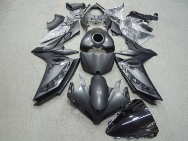 2007-2008 Black Yamaha YZF R1 Motorcycle Fairings Kits UK